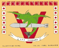 [flag of USS Gurnard]